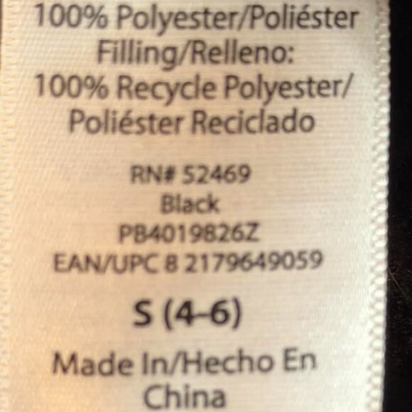 Women's Long Hooded Parka Warm Puffer Winter Jacket- Black- SIZE SMALL - Picture 14 of 15